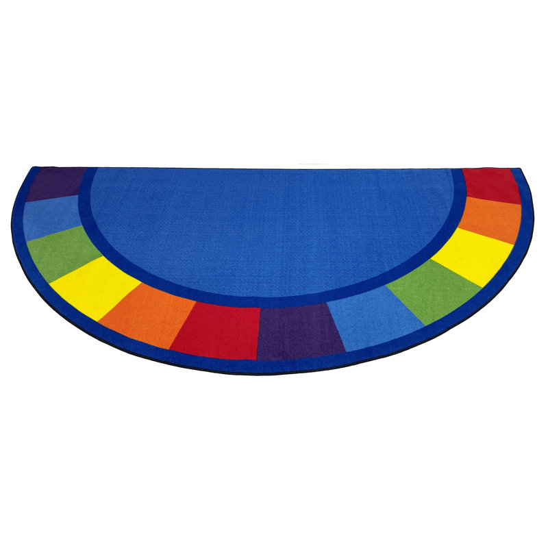 Kid Carpet Colors Half Circle Rug Wayfair